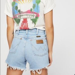 Free People Wrangler Cut Off Shorts